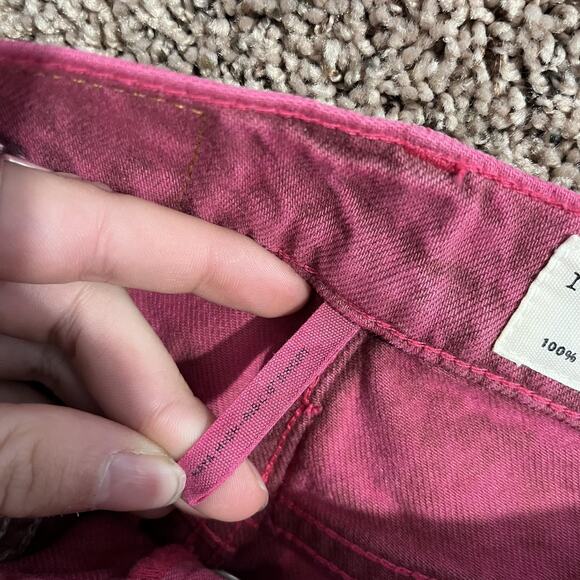 Rag & Bone Maya Shorts Womens 23 Pink Denim Jean High Rise Cutoff Organic - Picture 6 of 11